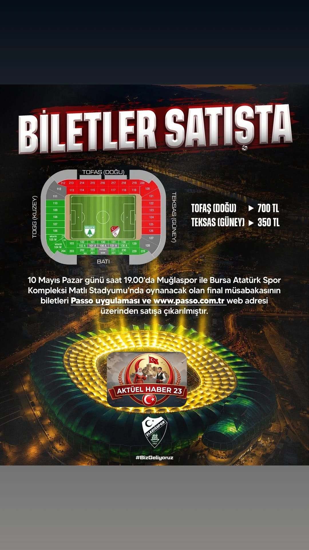 Elazığ Kenetlendi: Muğlaspor Finali İçin Geri Sayım Başladı