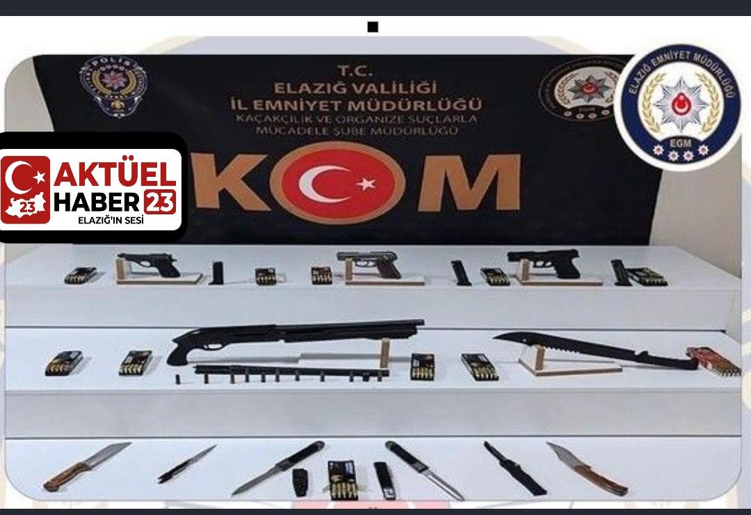 Elazığ’da Silah Operasyonu
