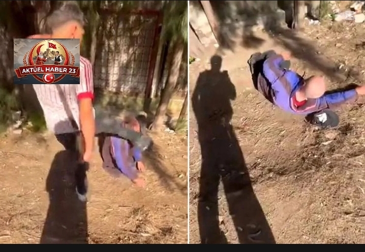 Yaşlı adama tekme atan 2 çocuk serbest kaldı