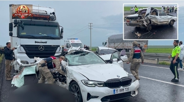 Şanlıurfa’da feci kaza: 2 ölü, 2 yaralı