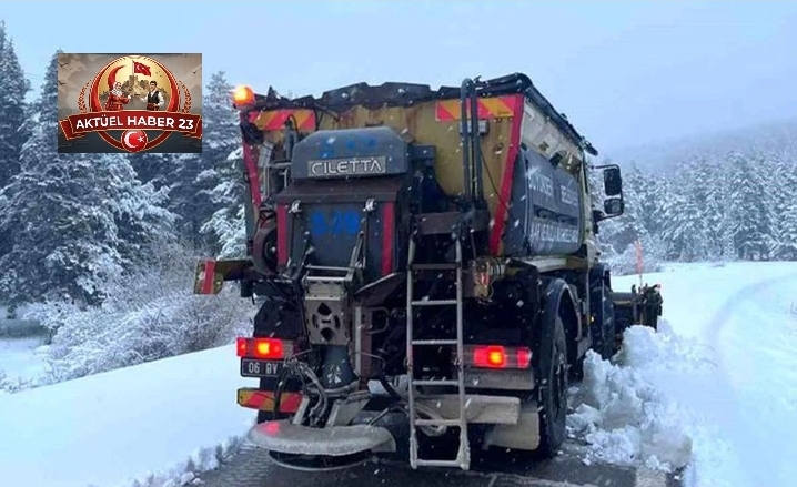 Ankara’da kar yağışı etkili oldu