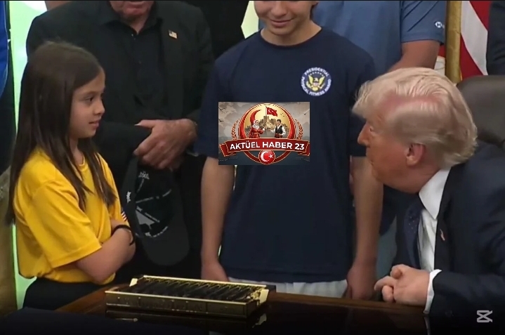 Trump küçük kızın boyuyla dalga geçti: Bu boyla smaç atabiliyor musun?