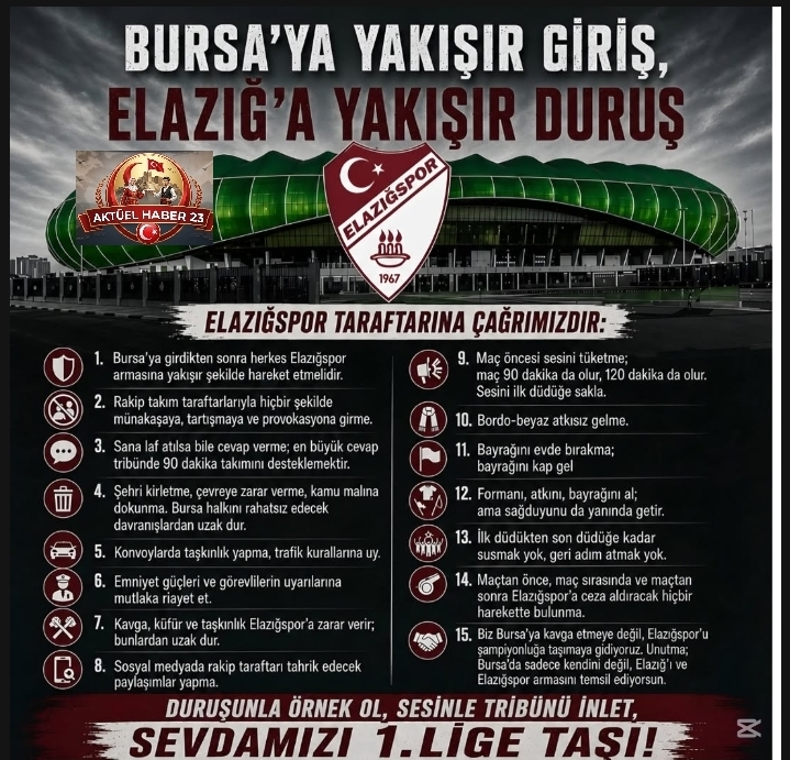Elazığspor Taraftarına Kritik Çağrı: “Takımımıza Sahip Çıkalım, Ceza Değil Destek Verelim”