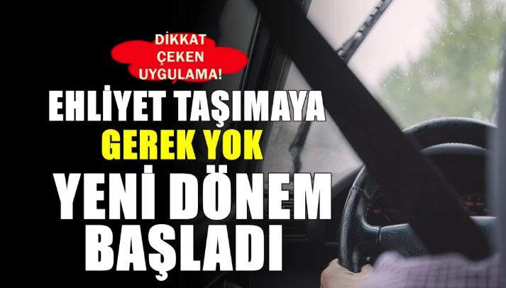EHLİYETSİZ ARAÇ DÖNEMİ