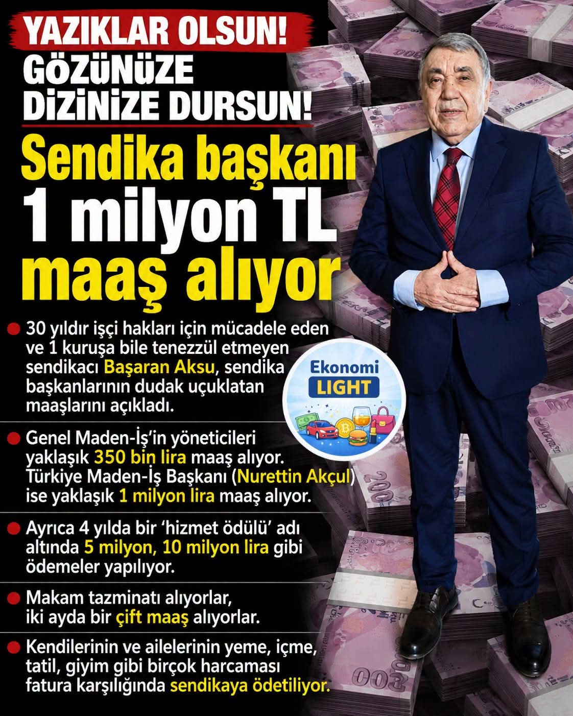 BALLI SENDİKA MAAŞLARI