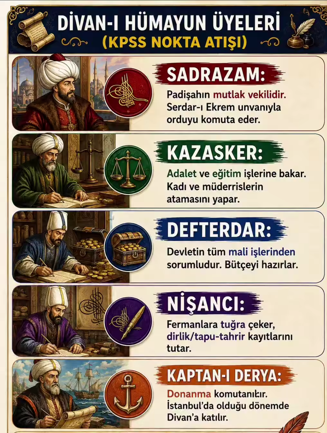 DİVAN-I HÜMAYUN ÜYELERİ