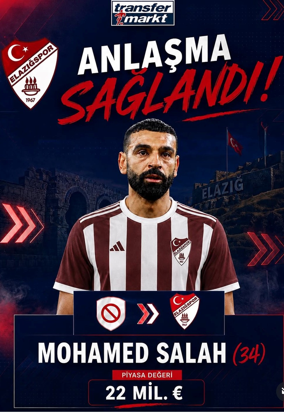 SALAH ELAZIĞSPOR’DA…