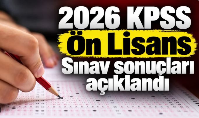 KPSS ÖN LİSANS SONUÇLARI AÇIKLANDI